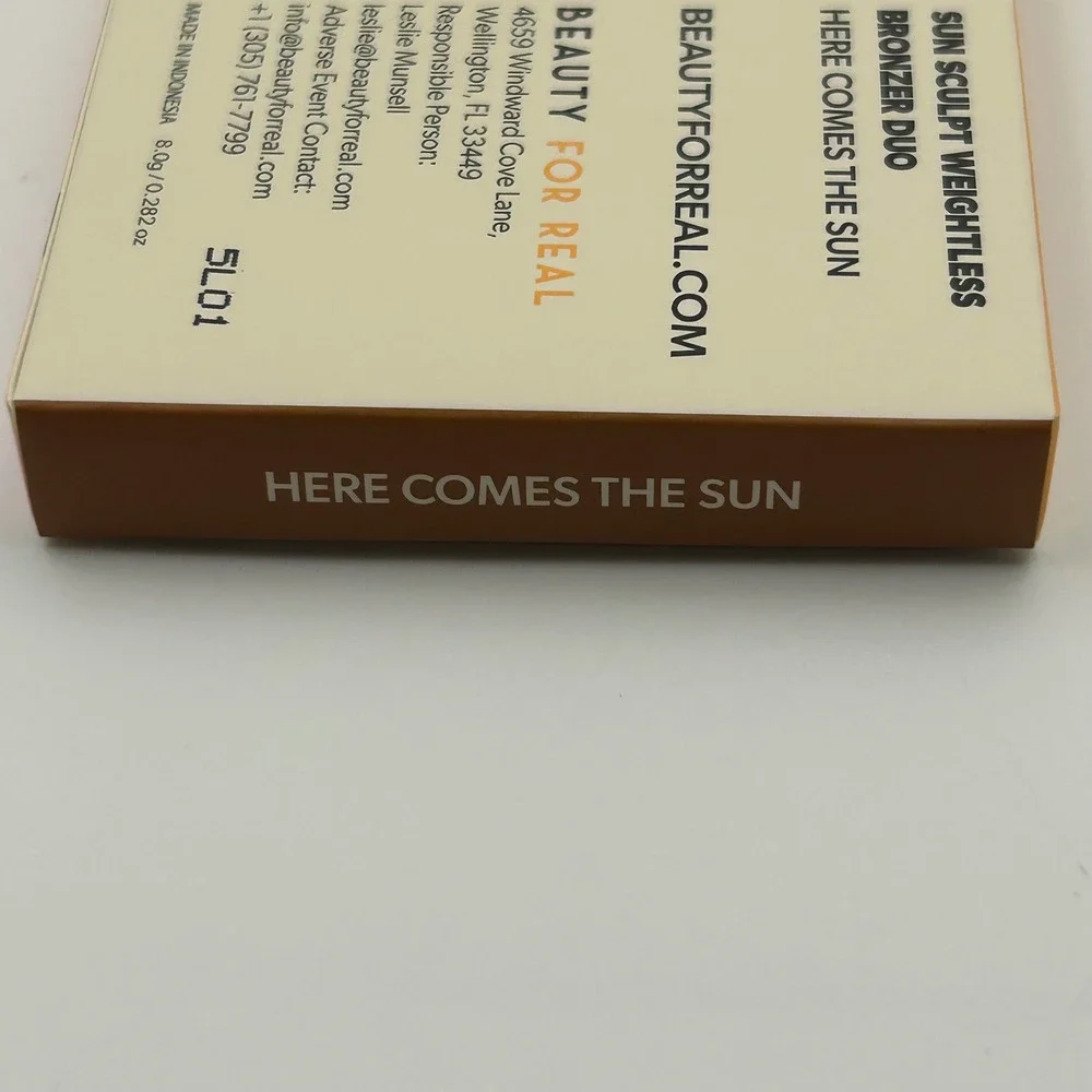 Beauty For Real Bronzer Duo Women 8.0g Here Comes The Sun Matte Shimmer Glow
